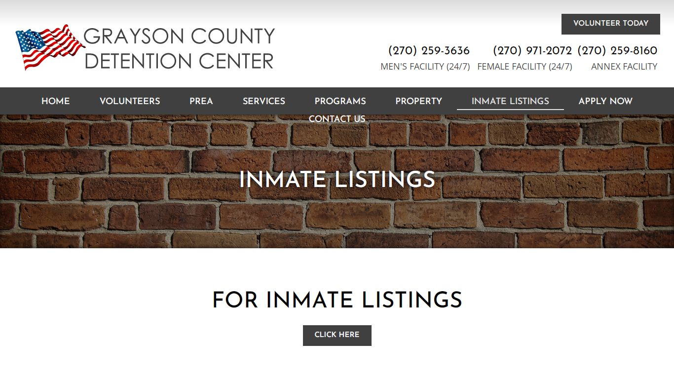 Grayson County Detention Center's Inmate Listing | Kentucky