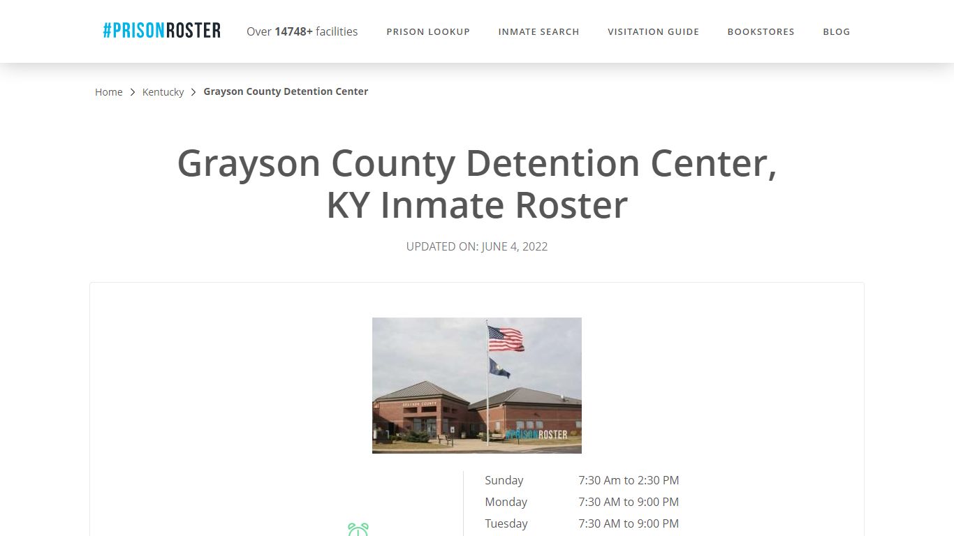 Grayson County Detention Center, KY Inmate Roster - Prisonroster