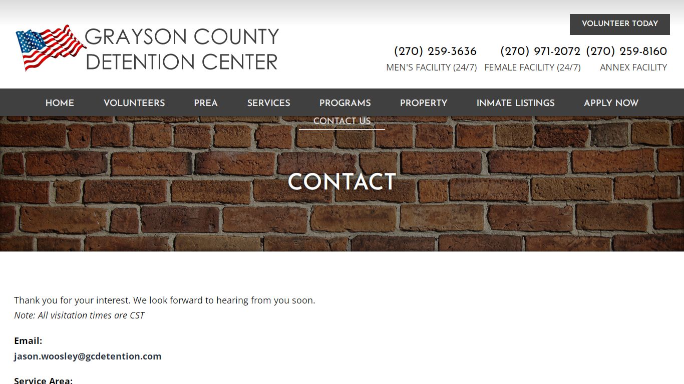 Contact Grayson County Detention Center | Kentucky