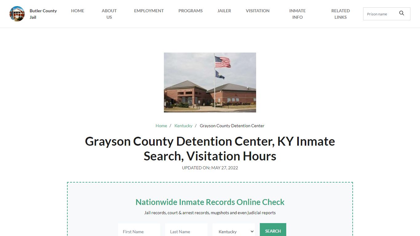 Grayson County Detention Center - Butler County Jail
